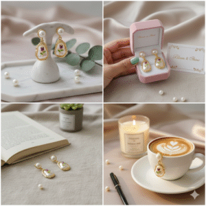 minimal gold earrings,